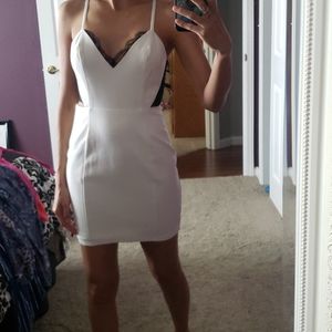 Sexy white dress